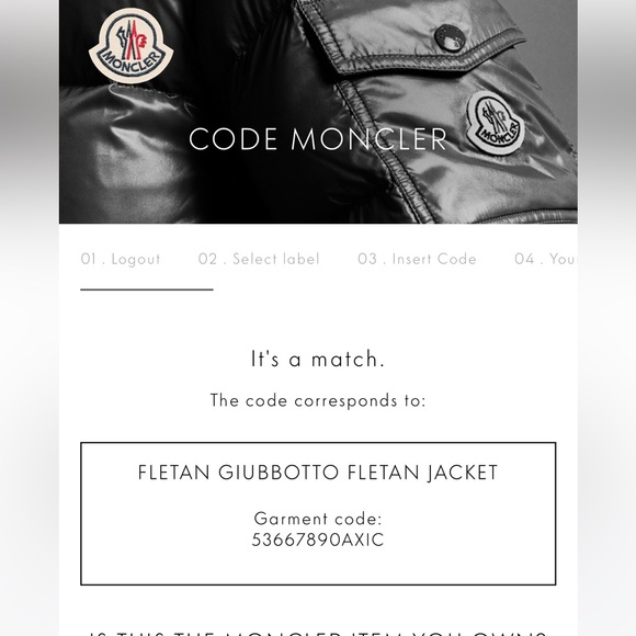 COPY - Moncler Fletan Giubbotto Jacket, Black, size 0/XS - Picture 2 of 13